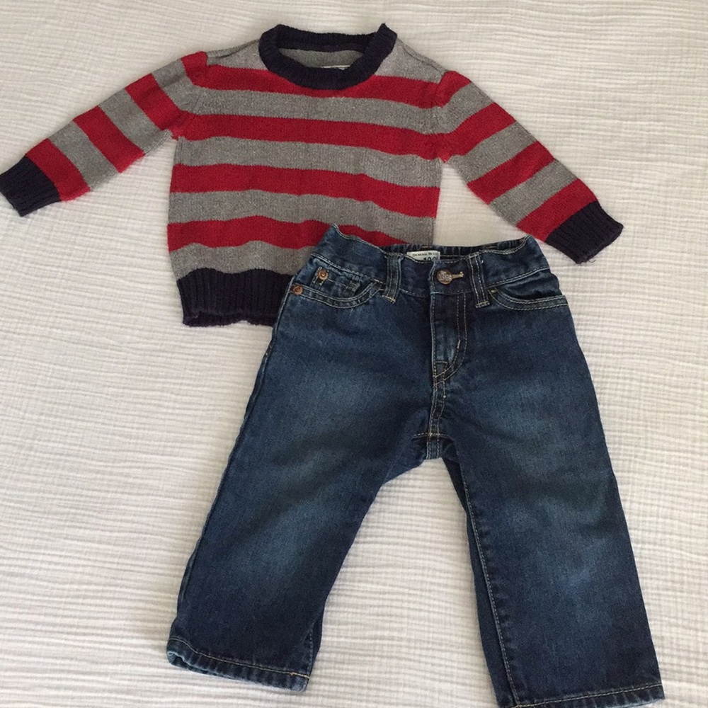 12-18 Month Sweater & Jeans